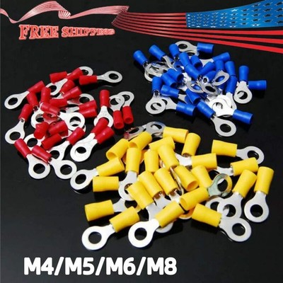 Ring Electrical  22-10AWG Insulated Wire Connectors Splice Spade Crimp Terminals