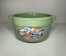 Collectible Campbells Soup Bowl Vintage Green 