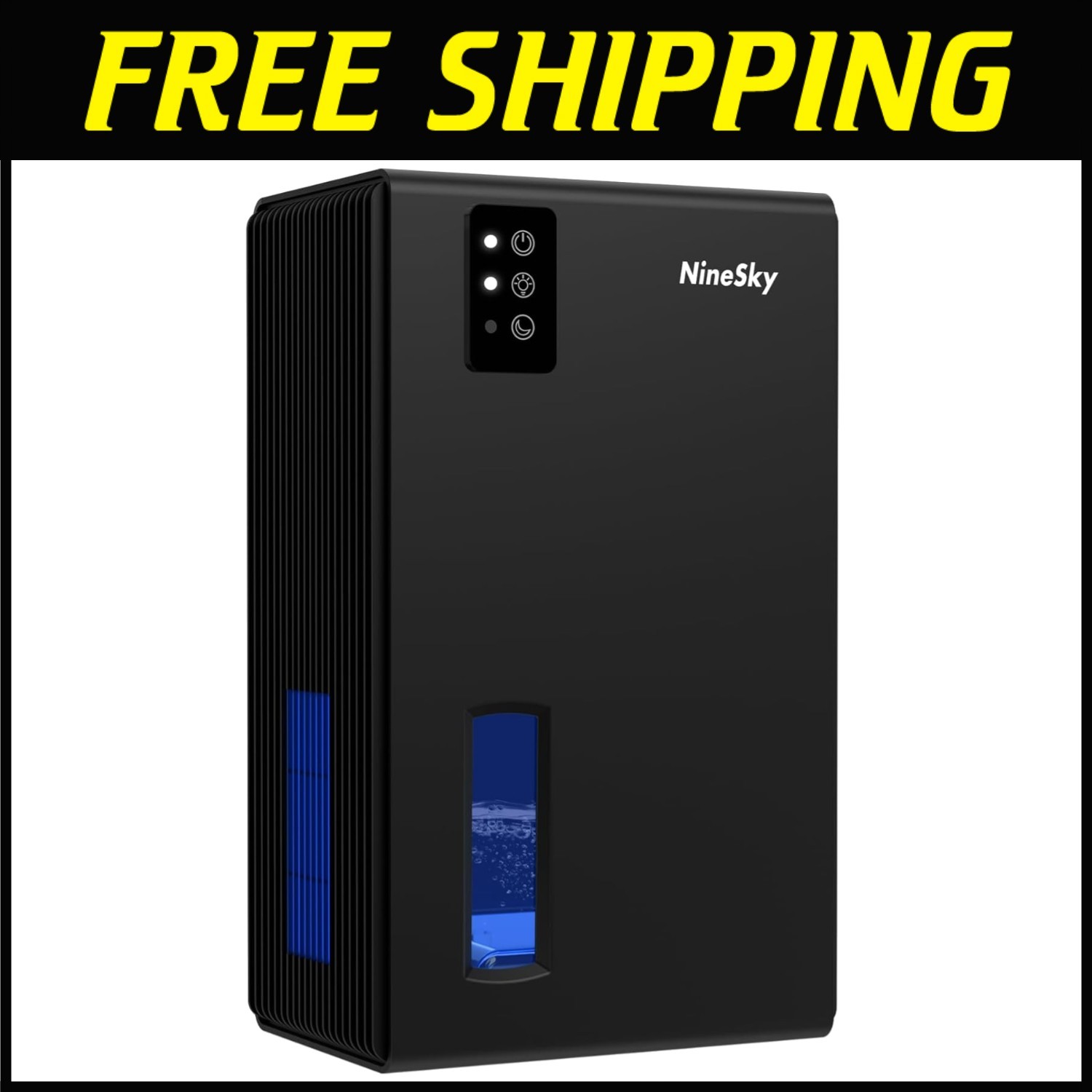 High-Efficiency Dehumidifier, Quiet Operation, Auto Shut-Off