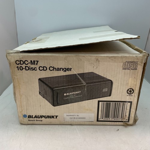 Blaupunkt CDC-M7 10-Disc CD Changer Car Audio w/Magazine+OG Box UNTESTED