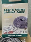 Wrap-On Roof & Gutter De-Icing Cable 40 ft 200 Watts Gray w/ Shingle Clips 14040