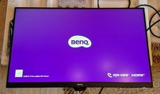 BenQ GW2780E 27 inch Widescreen IPS LED Monitor inc. stand, cables, docs & box