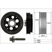 Ina Riemenscheibe Satz Kurbelwelle FüR Ford Focus 4 Mondeo 5 Transit 2.0 Ecoblue