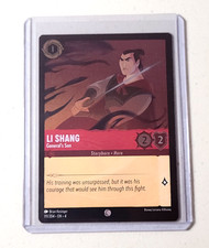 Disney Lorcana – Li Shang 111/204 – Cold Foil – Ursulas Return – NM Generals Son
