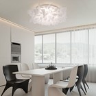 LED Round Ceiling Light, Pendant Light, White Light Fixture Modern Pendant Lamp