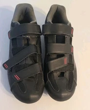 Tommaso Strada 100 Cycling Shoes US 11.5 EU45Peloton Compatible Cleats Black Red