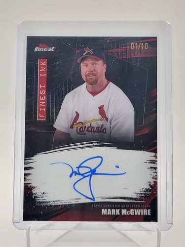 2026 Topps Finest Mark McGwire Black (RAW)