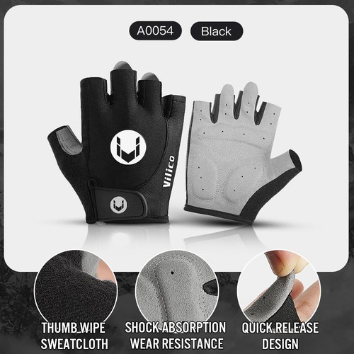Atmungsaktive Anti-Rutsch Vollfinger Fahrradhandschuhe, Stoßfest Gepolstert Komfort - Bild 29 von 30