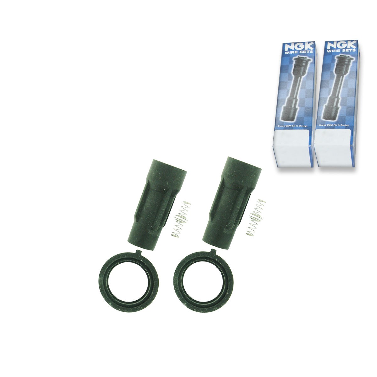2 pc NGK 59003 CPB-S004 Ignition Coil Boots for SPP127E SPB190 702508 xk