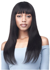 New Bobbi Boss 100% Human Hair Wig Damica MH1395 off black with highlights