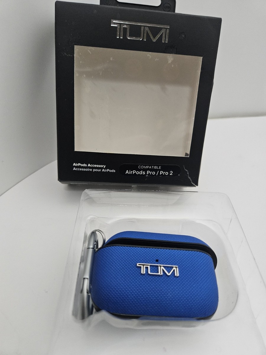 Tumi AirPod Airpods Pro 2 Hard Case - Ballistic Nylon - Blue for