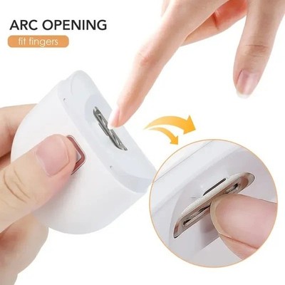 Safety Electric Nail Clipper Automatic Thick Nails Trimmer Professional Tool US