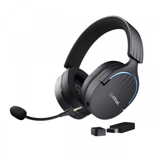 Gxt 491 fayzo auricolare con cavo e senza cavo a padiglione giocare usb tipo-c bluetooth nero - Immagine 4