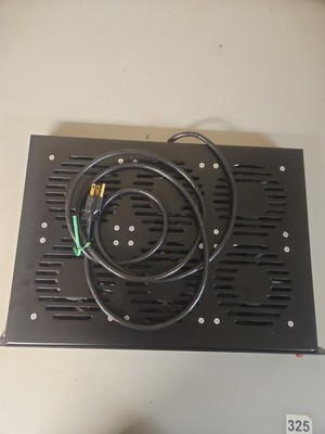 Bud Industries FT-1976 6 Fan Cooling Rack Tray with hardware