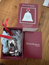 Reed  Barton Annual Silver Plate Bell Ornament 2016 Box