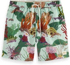 Scotch Soda Coral Reef Mid Length Swim Shorts XL NWT 78