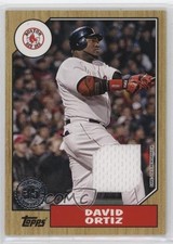 2022 Topps Series 1 1987 Topps Baseball Relics David Ortiz #87R-DO HOF 05ja