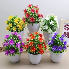 Artificial Faux Plants Tree In Pot Garden Home Indoor Outdoor Office Decoration