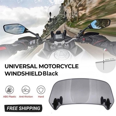 Motorrad Motorrad Clip On Windschutzscheibe Windschutzscheibe Deflektor Verlängerung Spoiler