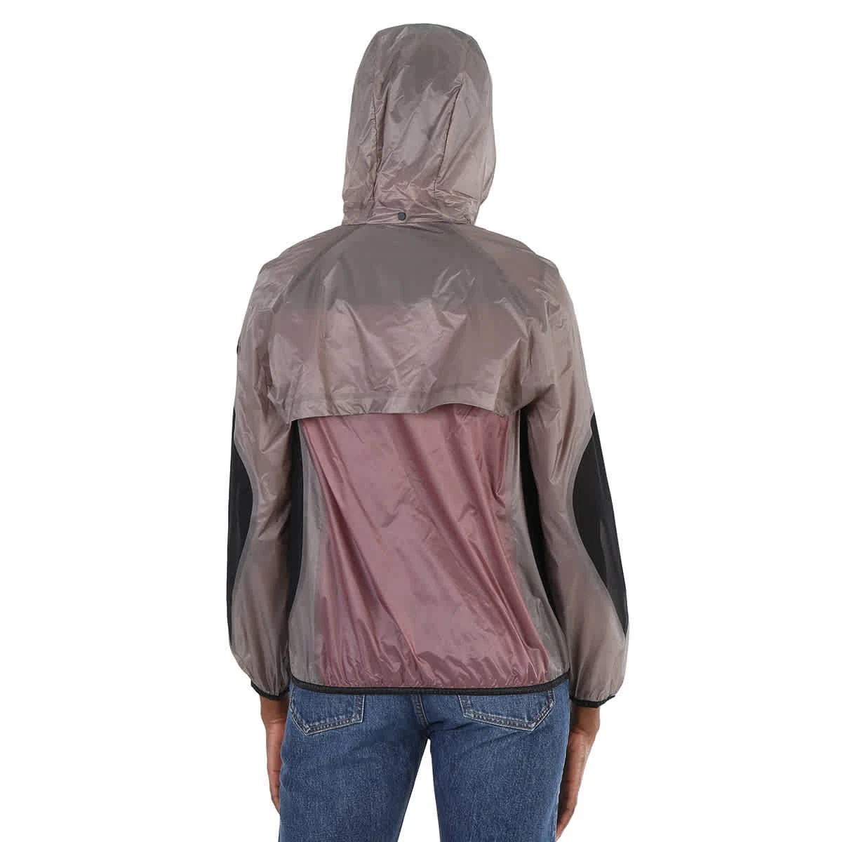 Giacca Moncler donna rosa scuro mesquier nylon