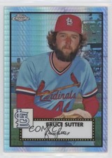 2021 Chrome Platinum Anniversary Mega Box Prism Refractor Bruce Sutter HOF 0t2