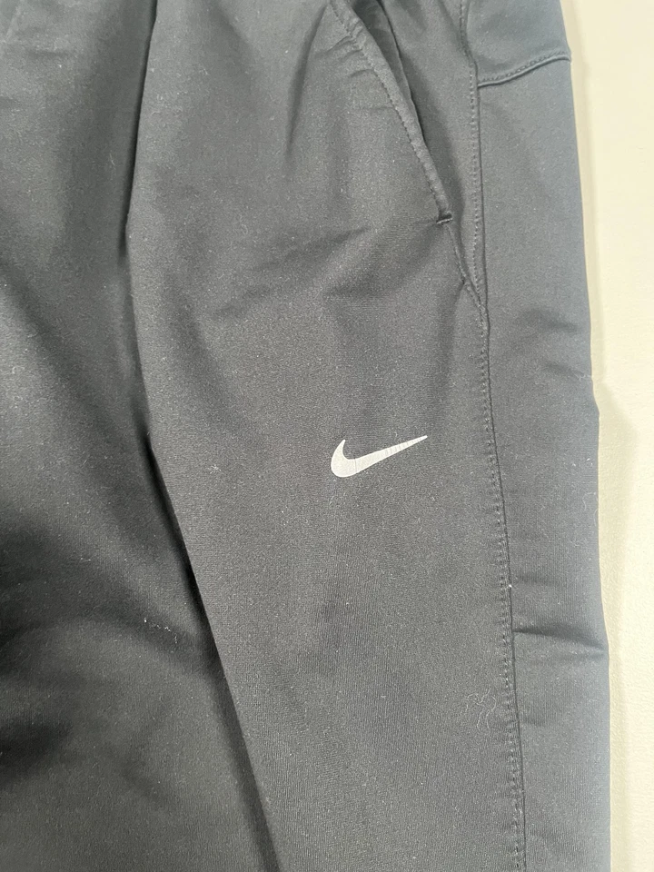 Nike Dri-FIT Track Pants Mens Large Black Ankle Zip Athletic Running Training - Image 4 of 4