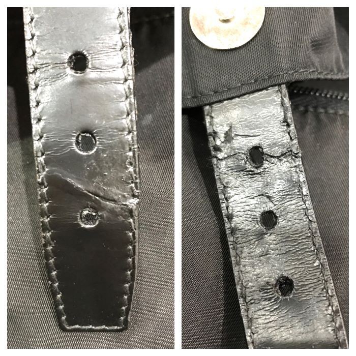 Good condition PRADA trial logo backpack nylon tessuto black k2690 from japan thumbnail 9