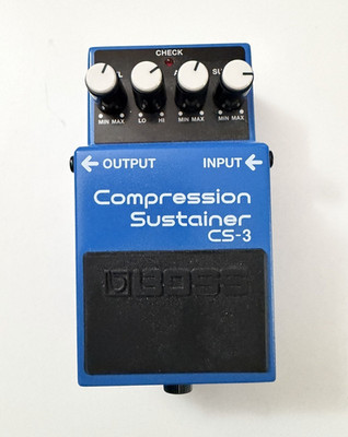 BOSS CS-3 Compression Sustainer Analog Compressor Pedal for Electric Guitar