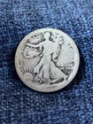 1916 S Liberty Walking Half Dollar With Mint Mark On Obverse, AG (#A101)