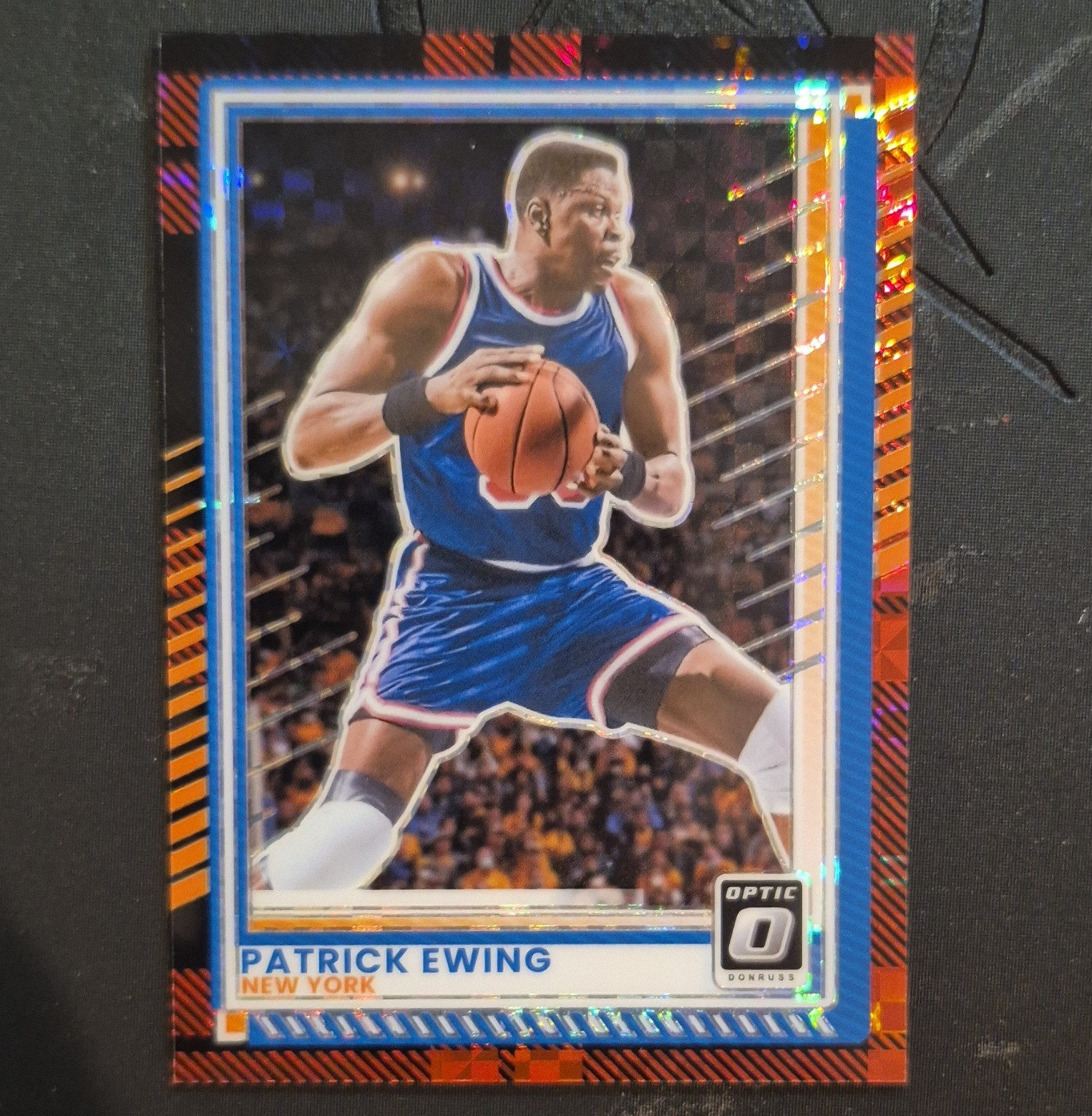 2025-26  Donruss Optic Patrick Ewing #125 Plaid /125 New York Knicks