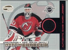 2003-04 Pacific Invincible Goaltender Jerseys ~ You Pick    Martin Brodeur /500