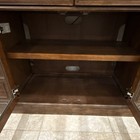 Brown Wood TV Stand Media Console 70in for 60-70in TV, 8 Drawers 2 Doors — photo 6