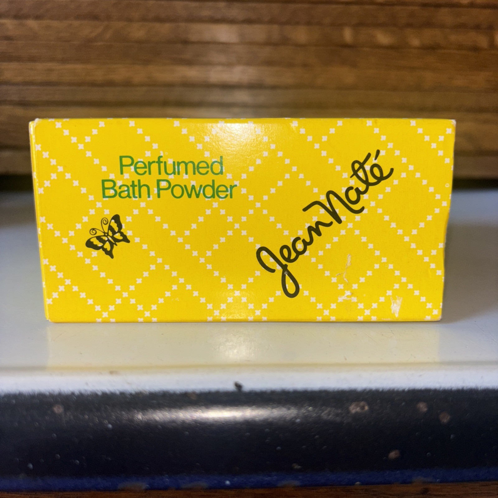 Vintage JEAN NATE Perfumed Bath Powder New in Box 6 Oz. With Powder Puff