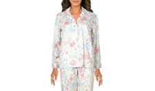 Lauren Ralph Lauren Womens Floral Cozy Pajama Top Multi-Color Size XS