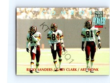 Ricky Sanders/Gary Clark/Art Monk #7 Washington Redskins 1992 Pro Set Combos Exc