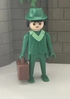 Playmobil vintage character with suitcase