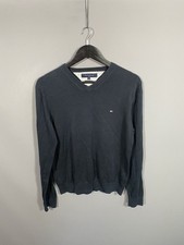 TOMMY HILFIGER Jumper - Size Medium - Navy - Great Condition - Mens