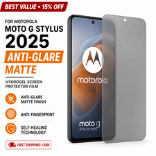 Motorola Moto G Stylus 2025 Anti-Glare Matte Screen Protector Hydrogel