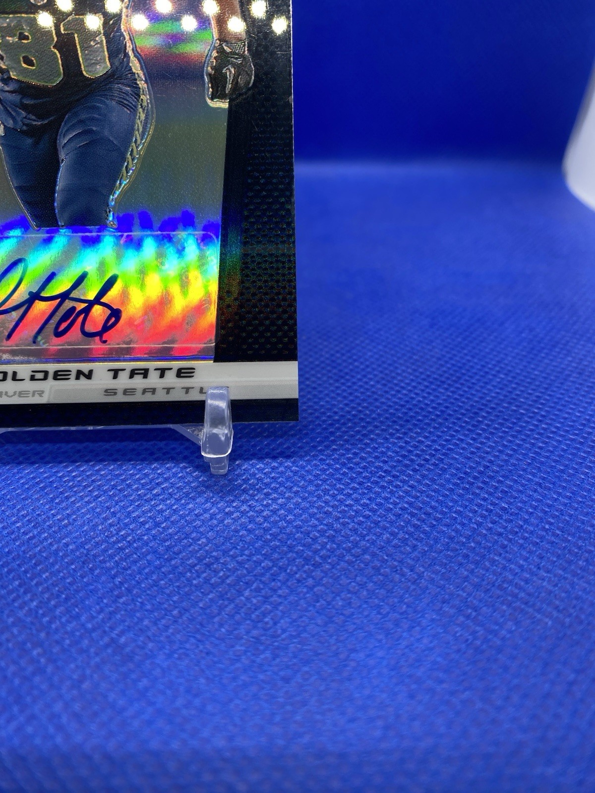 2013 Panini Prizm Golden Tate Auto Black Ssp #d /25 #135 Seahawks Autograph 🔥 view 4