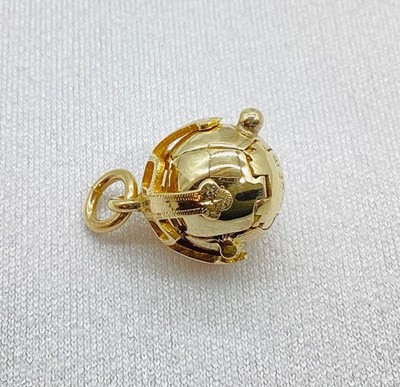 Vintage 9CT Gold Masonic Orb Ball Cross Made in England