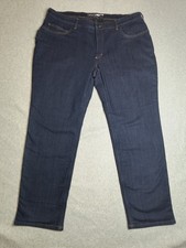 Carhartt Jeans Women's Relaxed Fit Fleece Lined Rugged Flex Denim Blue Sz 18R