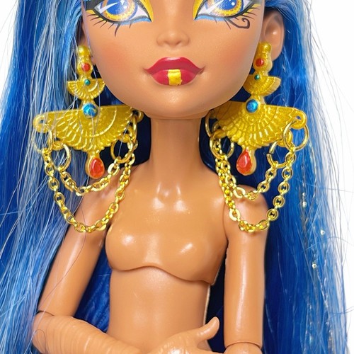 LOL OMG Feroz Cleopatra Coleccionista Muñeca Joyería Pendientes Se Adapta a Monster High Cleo - Imagen 2 de 3