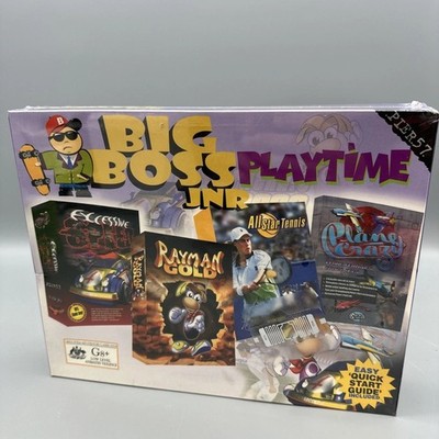 Pc Big Box Rayman Gold (1997) With Other Games Collection Ubisoft New Sealed