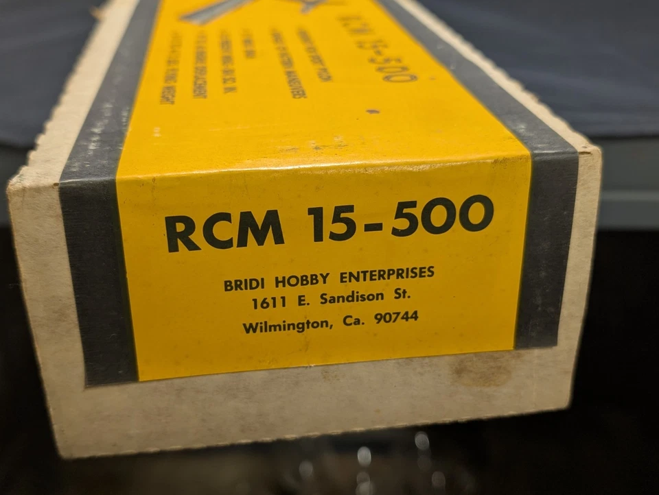 Vintage Bridi Airplane Kit RCM 15-500 Sport Pylon 51" WS NIB - Image 3 of 4