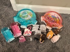 LOT OF ZHU ZHU PETS AND FURREAL FRIENDS FURRY FRENZIES ACCESSORIES