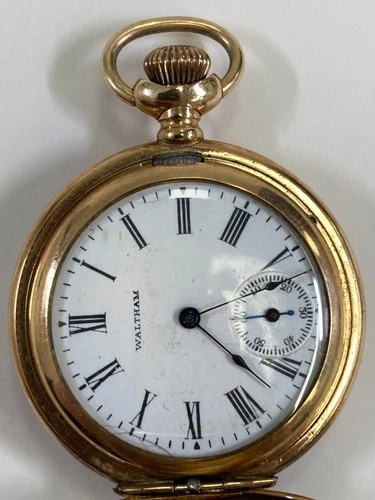 Antique Waltham Pocket Watch, Pre-Owned, Runs (37-#65)