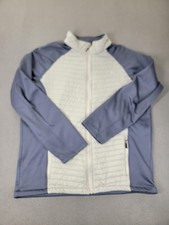 Little Donkey Andy Jacket Mens 2XL Blue Gray Full Zip Fleece Lined Softshell