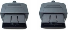 2pcs Straight OBD2 Connector Male Connector Style: Male Connector
