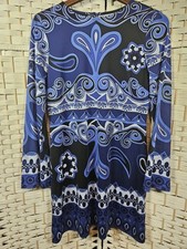 I.N.C. International Concepts Petite Womens Medium Dress Date Night Retro Artsy