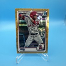 2020 Bowman Chrome Prospects Jordyn Adams Angels RC #15 Gold Refractor Sp 48/50